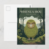Whenua Hou (Codfish Island) Neuseeland Postkarte (Vorne/Hinten)