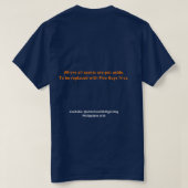 Where All Sports Are Put Aside T-Shirt (Design Rückseite)