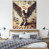 Where Angels Fall, We Rise Leinwanddruck (Insitu (Schlafzimmer))