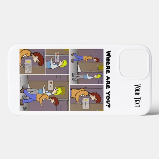 Where Are You Case-Mate iPhone Hülle (Rückseite (Horizontal))