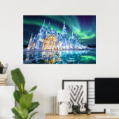 Where Aurora Dreams Come True Poster (Heimbüro)