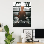 Where Breath Becomes Balance Poster (Heimbüro)