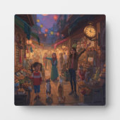 Where Cats Wander and Lanterns Glow Fotoplatte (Vorderseite)