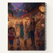 Where Cats Wander and Lanterns Glow Notizblock (Rückseite)