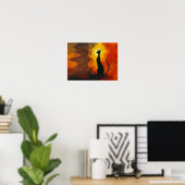 Where curiosity meets the cosmos. poster (Heimbüro)