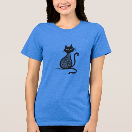Where curiosity meets the cosmos Tri-Blend shirt (Vorderseite)