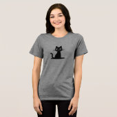 Where curiosity meets the cosmos Tri-Blend shirt (Vorderseite voll)