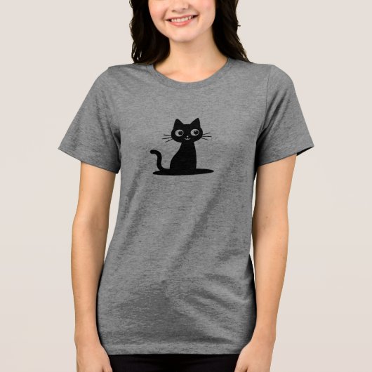 Where curiosity meets the cosmos Tri-Blend shirt (Vorderseite)