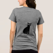 Where curiosity meets the cosmos Tri-Blend shirt (Rückseite)