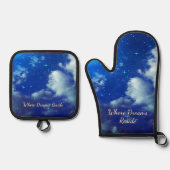 Where Dreams Reside Kitchen Set | Starry Oven Mitt (Vorderseite)