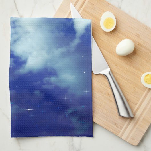 Where Dreams Reside Kitchen Towel | Starry Night  Geschirrtuch (Viertel Falte)