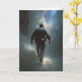 "Where Duty Rests" Sympathy Karte (Gelbe Blume)