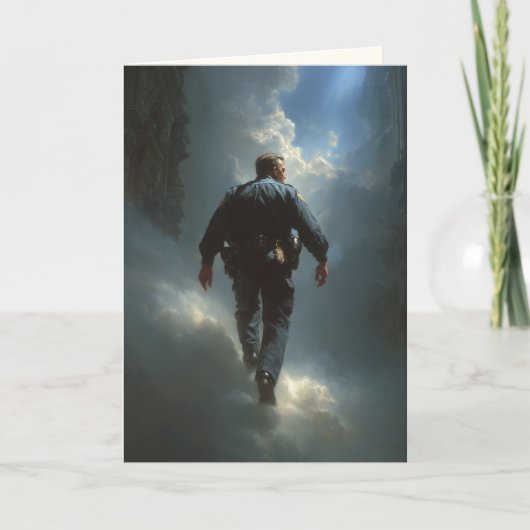 "Where Duty Rests" Sympathy Karte (Vorderseite)