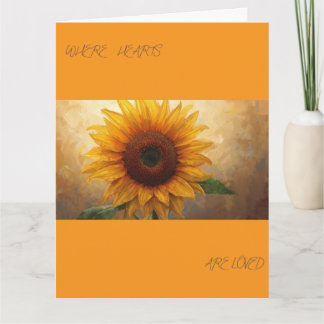 Where Hearts Are Loved – Bloom Poem Art Print Karte
