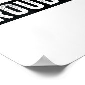 Where I Go Trouble Follows Funny Matching Couple S Poster (Ecke)