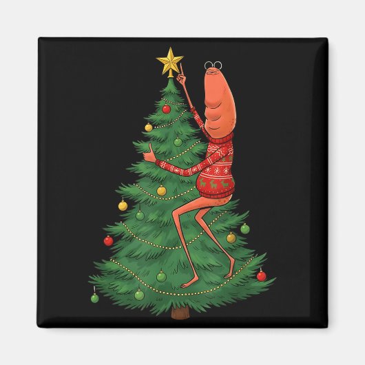 Where Is Jimbo James Marcus The Worm Christmas Magnet (Vorne)