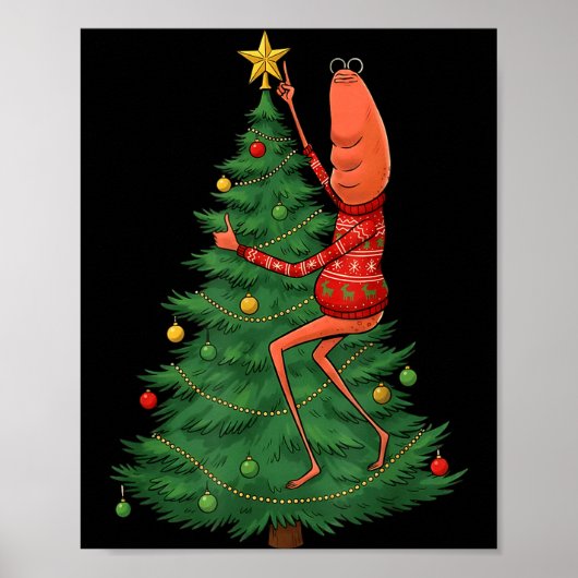 Where Is Jimbo James Marcus The Worm Christmas Poster (Vorne)