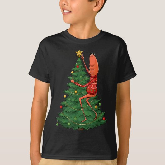 Where Is Jimbo James Marcus The Worm Christmas T-Shirt (Vorderseite)