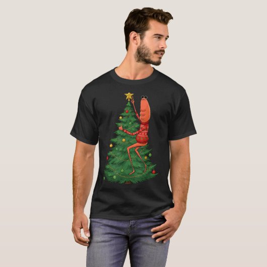 Where Is Jimbo James Marcus The Worm Christmas T-Shirt (Vorne ganz)