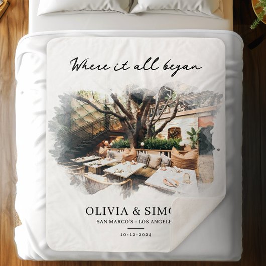 Where It All Began Romantic Couple's Gift Sherpadecke