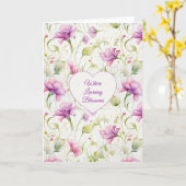 Where Learning Blossoms Karte (Gelbe Blume)