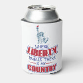 Where liberty dwells there is my country dosenkühler (Kanne Rückseite)