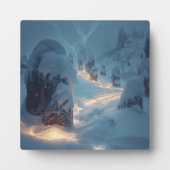 Where Light Wanders in Winter Fotoplatte (Vorderseite)