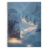 Where Light Wanders in Winter Notizblock (Vorderseite)