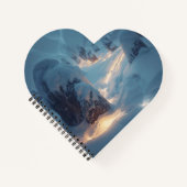 Where Light Wanders in Winter Notizblock (Vorderseite)