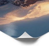 Where Light Wanders in Winter Poster (Ecke)