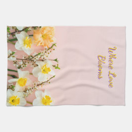 Where Love Blooms Kitchen Towel | Spring Romance  Geschirrtuch