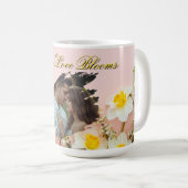 Where Love Blooms Mug | Spring Romance Photo Mug Kaffeetasse (VorderseiteRechts)