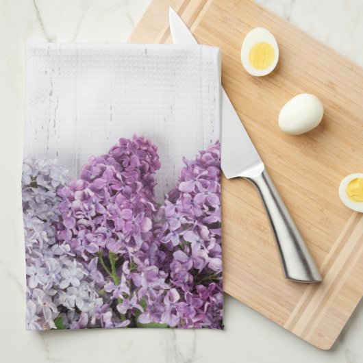 Where Love Grows Kitchen Towel | Lilac Spring Tea  Geschirrtuch (Viertel Falte)