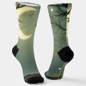 Where moonbeams dance, little mischief awakens.  socken (Gewinkelt)