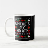Where My Ho's At Ho Matching Couple Christmas Ugly Kaffeetasse (Links)