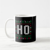 Where My Ho's At Ho Matching Couple Ugly Christmas Kaffeetasse (Links)
