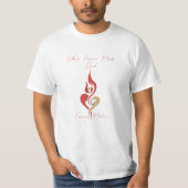 Where Passion Meets Heart Artist Name T-shirt (Vorderseite)