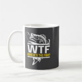 Where S The Fish Wtf Men S Funny Fishing Kaffeetasse (Links)