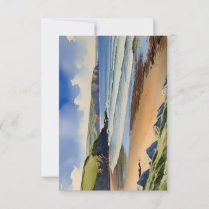 "Where Sky Meets Quiet Sand" - Devon Seascape