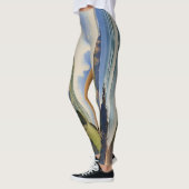 "Where Sky Meets Quiet Sand" - Devon Seascape Leggings (Links)