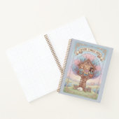 Where Stories Grow Treehouse & Reading Cat Journal Notizblock (Innenseite)