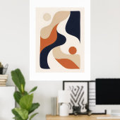 Where the Line Softens Framed Edition Poster (Heimbüro)