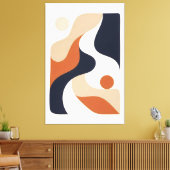 Where the Line Softens Leinwanddruck (Insitu (Wohnzimmer))