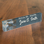 Where the Ocean Meets the Rocks Namensplakette (Seite)