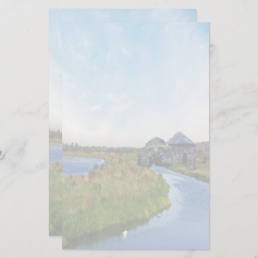 Where the River Ends Stationery Paper (Vorne/Hinten)