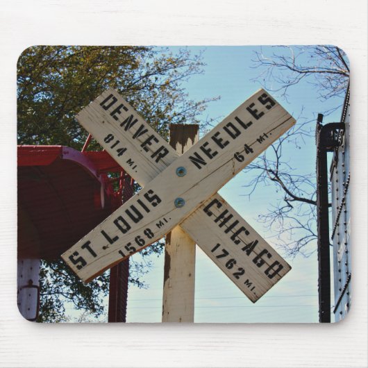 Where the Tracks Lead Mousepad (Vorne)