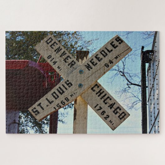 Where the Tracks Lead Puzzle (Horizontal)