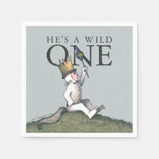 Where the Wild Things Are 1st Birthday Serviette (Vorderseite)