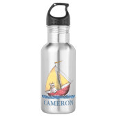 Where the Wild Things Are | Add Your Name Edelstahlflasche (Vorderseite)