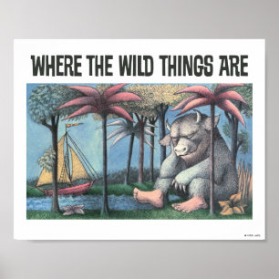 Where The Wild Things Are   Buchcover Poster